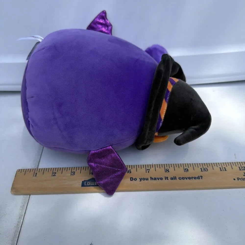 Squishmallows 10” Halloween Blas The Bat With Witch Hat Plush Toy